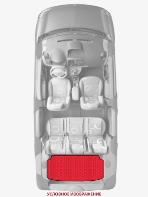 ЭВА коврики «Queen Lux» багажник для BMW 3 series Coupe (E36)